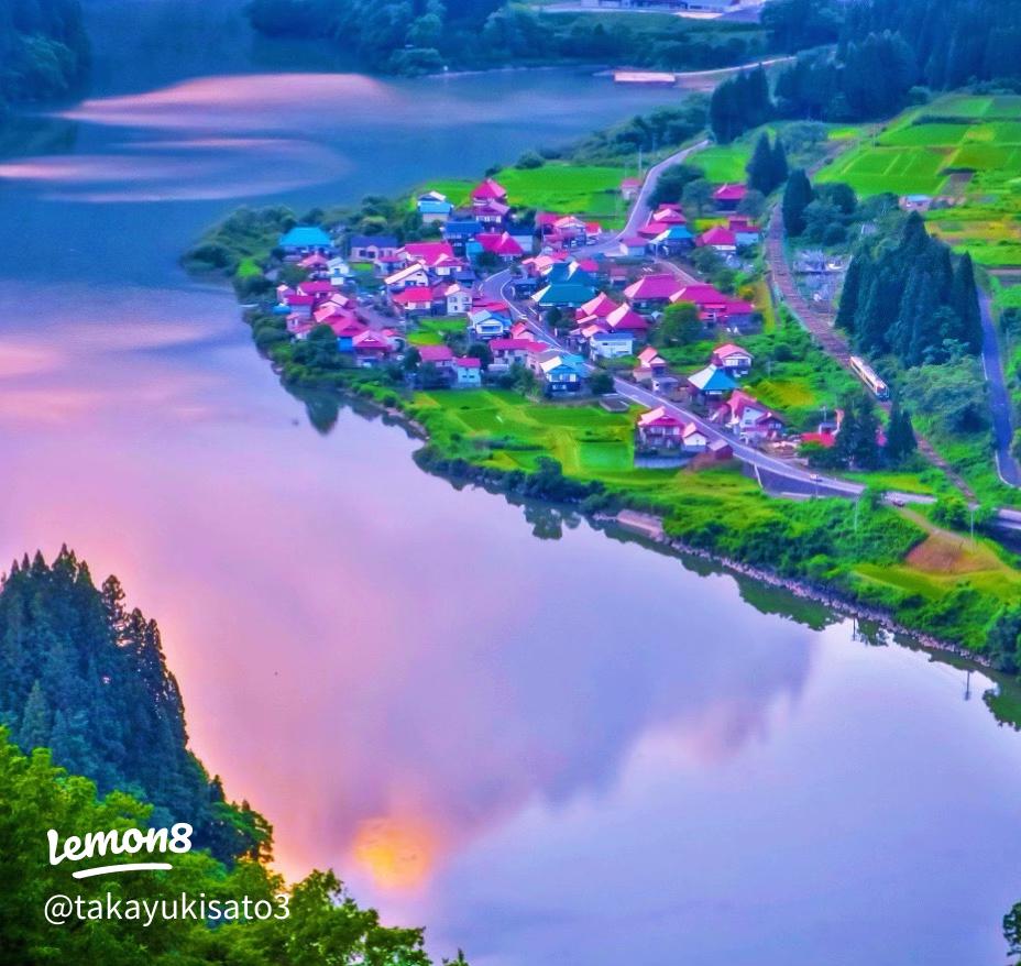 2024 05 19 只見線撮影 〜大志集落、大志俯瞰〜もりです