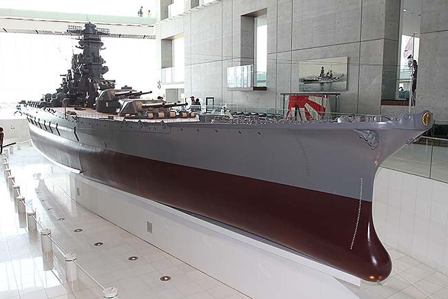 大和ミュージアム＝戦艦「大和」巨大模型、回天試作機や火星二一型エンジンも