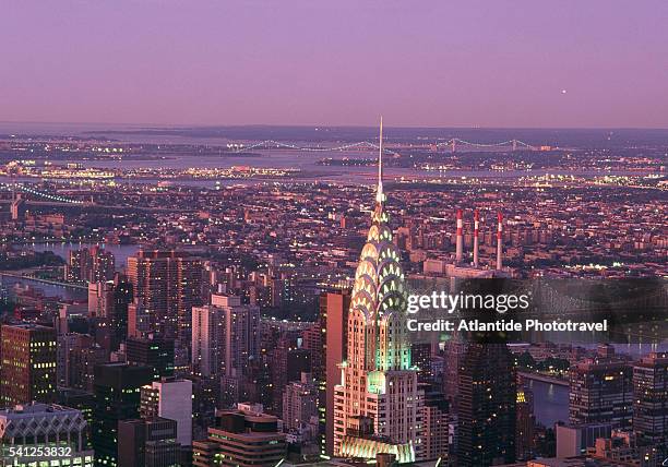 クライスラービル マンハッタンビューの象徴の美しいアールデコ建築 -