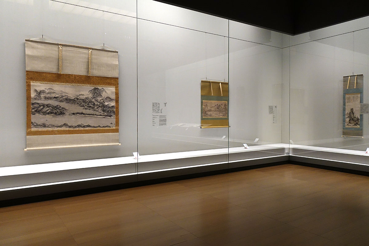 雪舟 国宝 天橋立図 一筆書き -