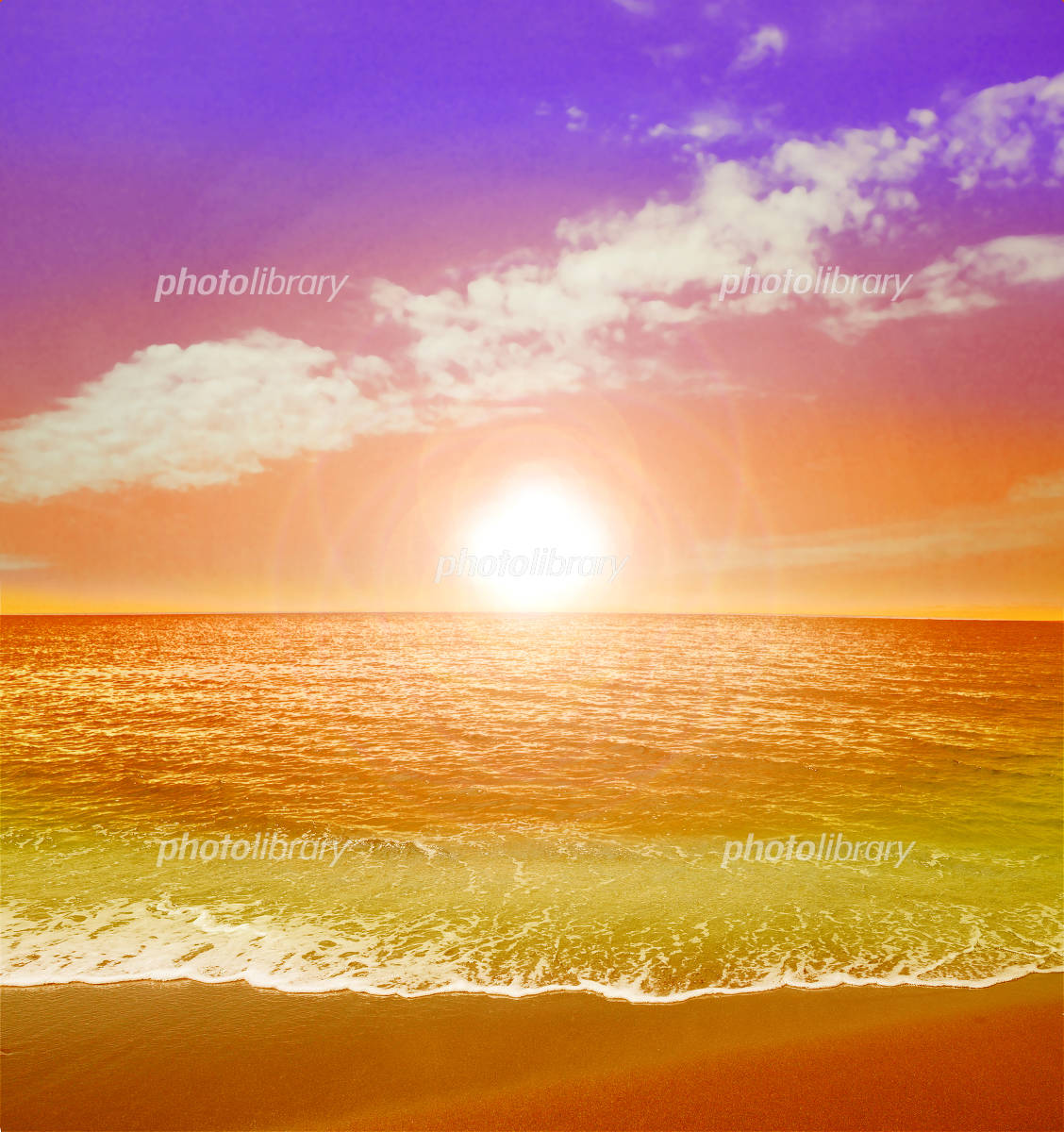 夏 夕焼けイラスト無料イラスト・フリー素材なら「イラストAC」