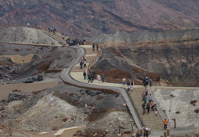 阿蘇中岳火口 阿蘇山上アソビュー！