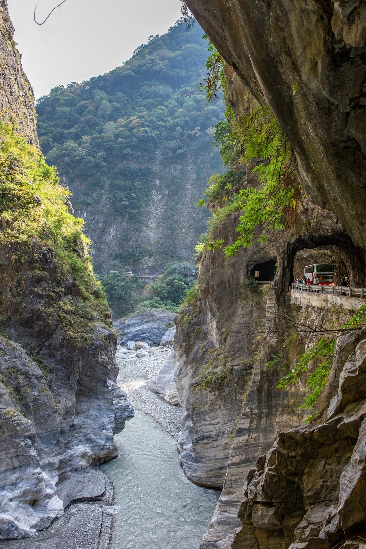 台湾のタロコ渓谷 清水断崖 太魯閣国家公園