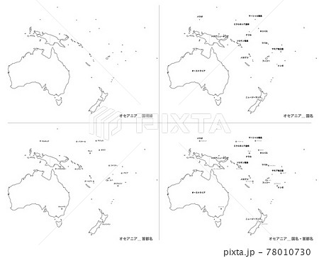 日本と東アジアの地図・パースあり 白地図イラスト素材3000980- フォトライブラリ