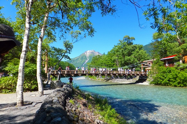 思い出の上高地 河童橋～明神橋 : さわやかな風景を求めて