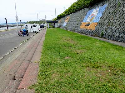 北海道留萌市 無料キャンプ場 黄金岬キャンプ場 -