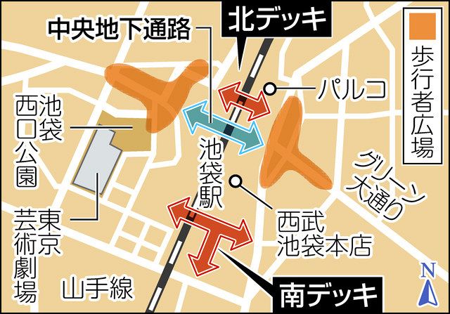 どこよりも詳しい池袋駅西口 北 への行き方ガイド！丸ノ内線ホームからの最短ルートを徹底解説