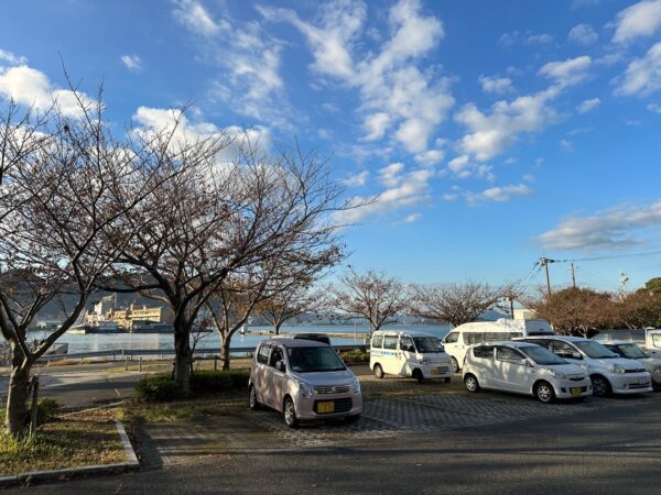 火の山公園の夜景 山口県下関市