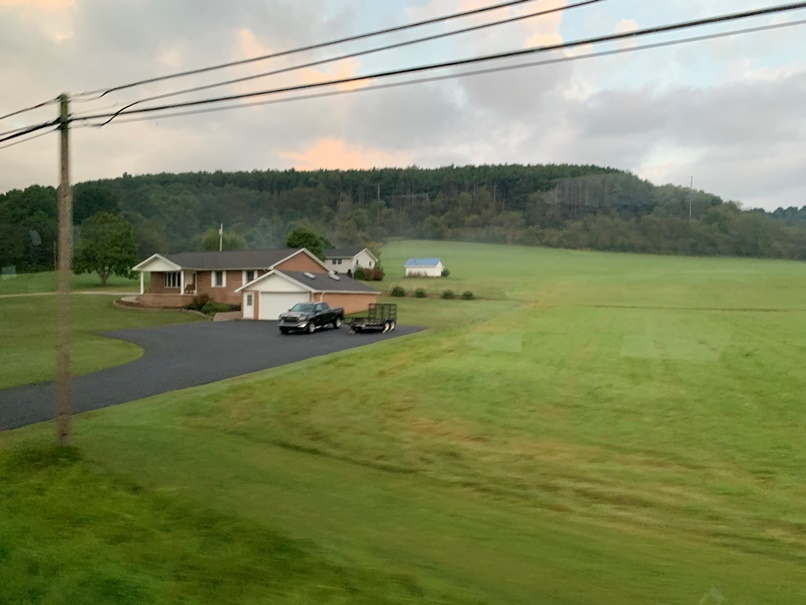 アメリカン風の平屋住宅