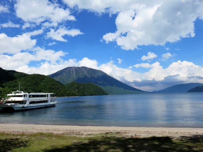 春の千手ヶ浜とサクラ最新状況日光自然博物館_2