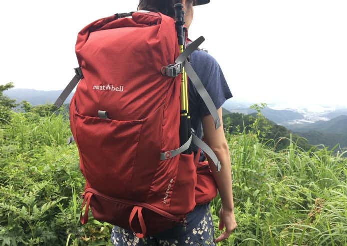 モンベル ポケッタブルリュックサック 18L モンベルのミニマルな折りたたみリュックが軽くて大容量