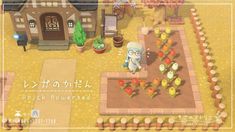 あつ森 花と草木に囲まれたおしゃれな噴水広場を作ったよ -