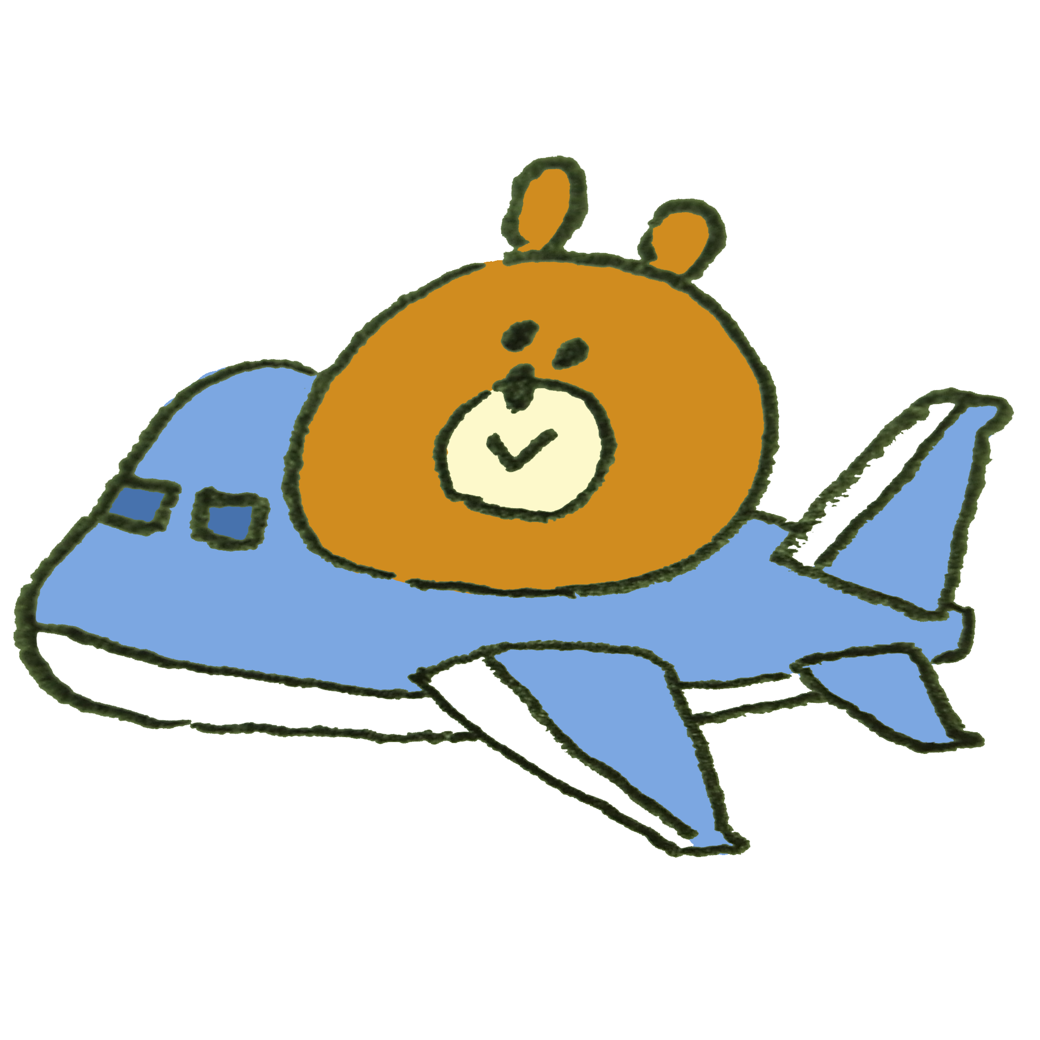 いろいろな色の飛行機のイラストかわいいフリー素材集 いらすとや