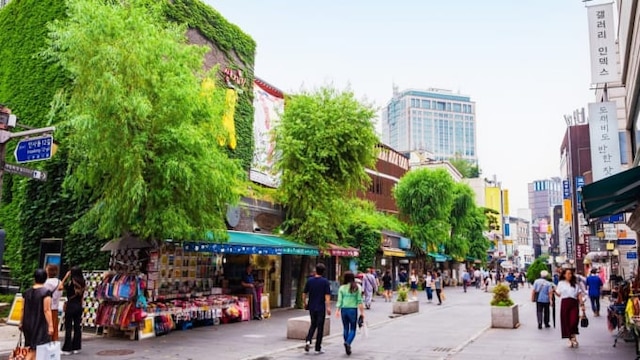 韓国街並みの写真素材 - PIXTA