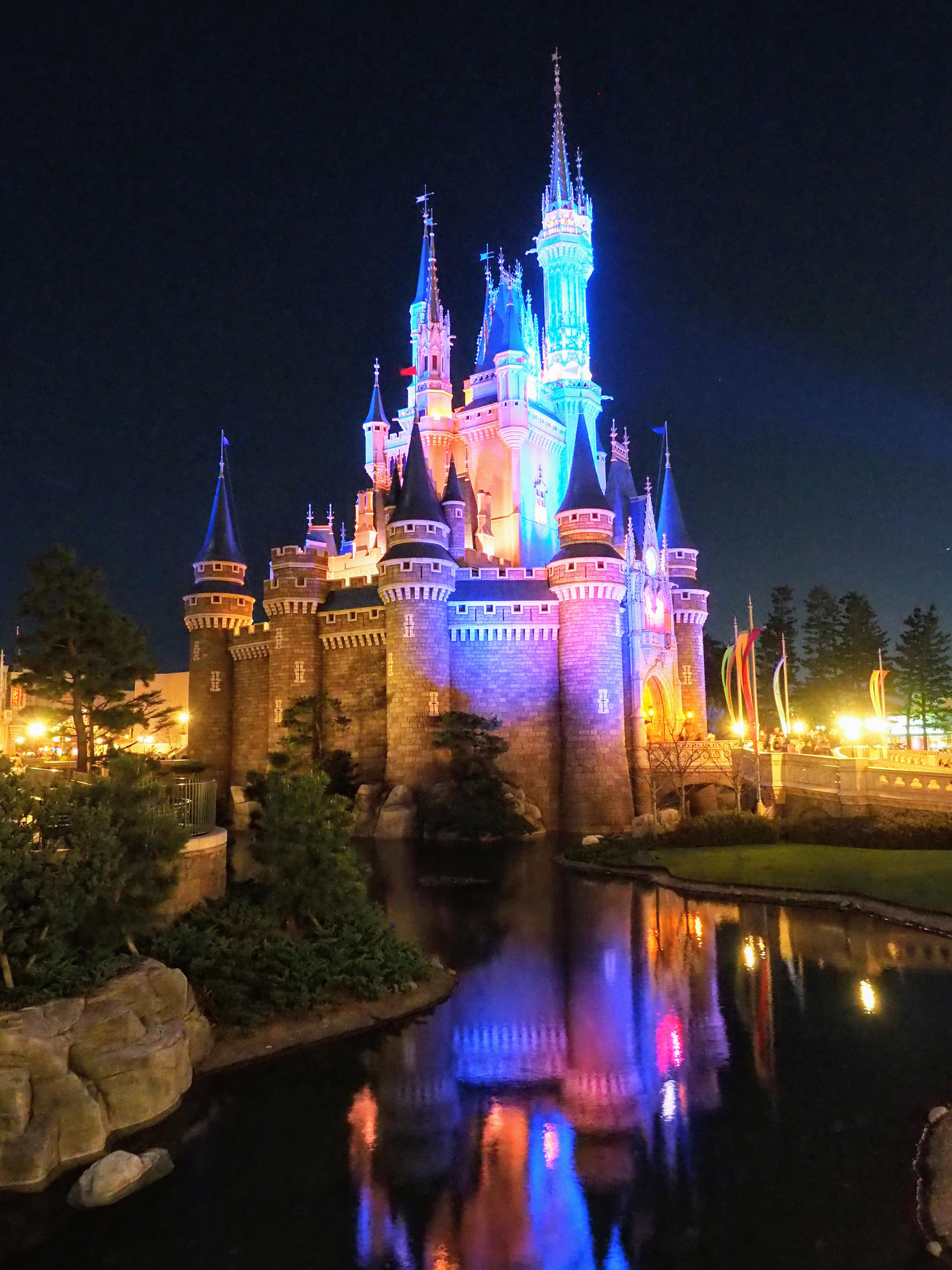 夜のシンデレラ城🏰❤️ 東京ディズニーリゾート40周年 ドリームゴーラウンド最高でした🤍 綺麗に撮れたから皆さんに写真シェア☺️✨ディズニーディズニーランドTDL40周年ドリームゴーラウンドシンデレラ城シンデレラ