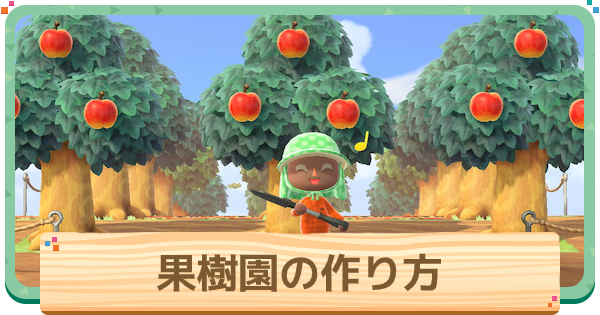 あつ森 梨色の小さな果樹園┊ small pear