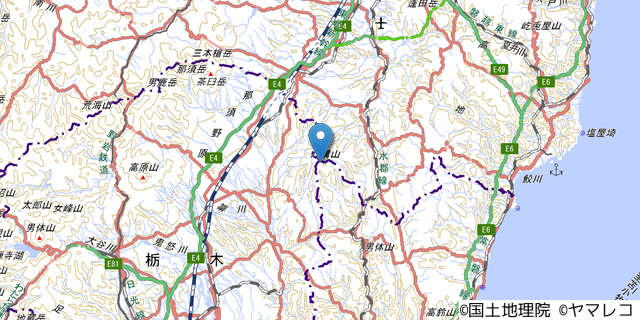 関東地方 地図 茨城