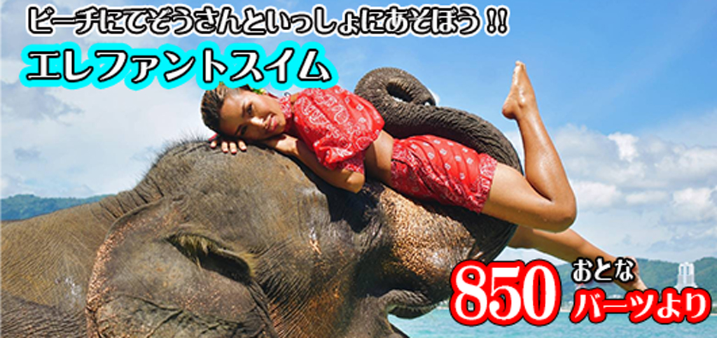 エレファントスイムで癒しと映えのプーケット女子旅！ - プーケットのオプショナルツアーのご予約はお任せ！プーケットイーツア