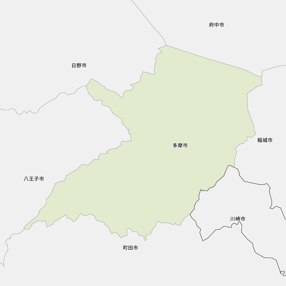 東京都：多摩市地図 - 旅行のとも、ZenTech