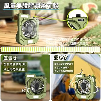 夏フェスの暑さ対策！テント内を涼しくする暑さ対策グッズのおすすめランキング野に行く