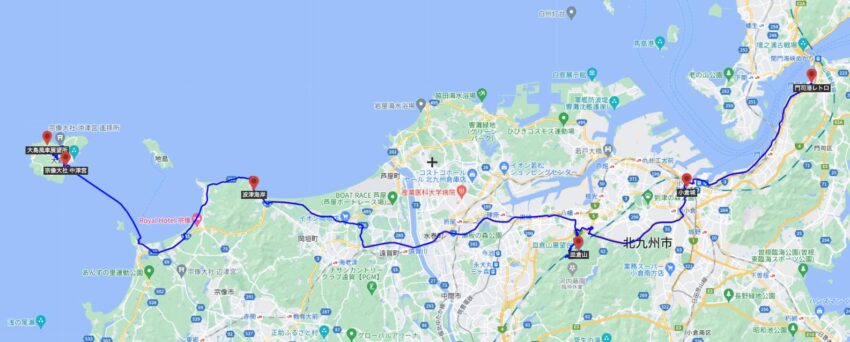 福岡 福津市～宗像市バイカーおすすめツーリングスポット紹介！絶景＆グルメも