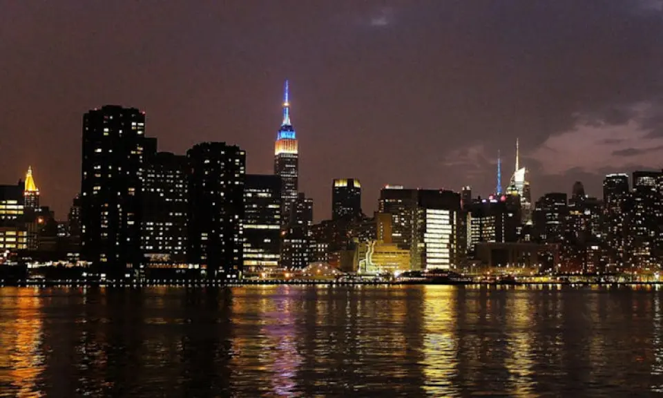 5番街の夜景 NY アメリカ