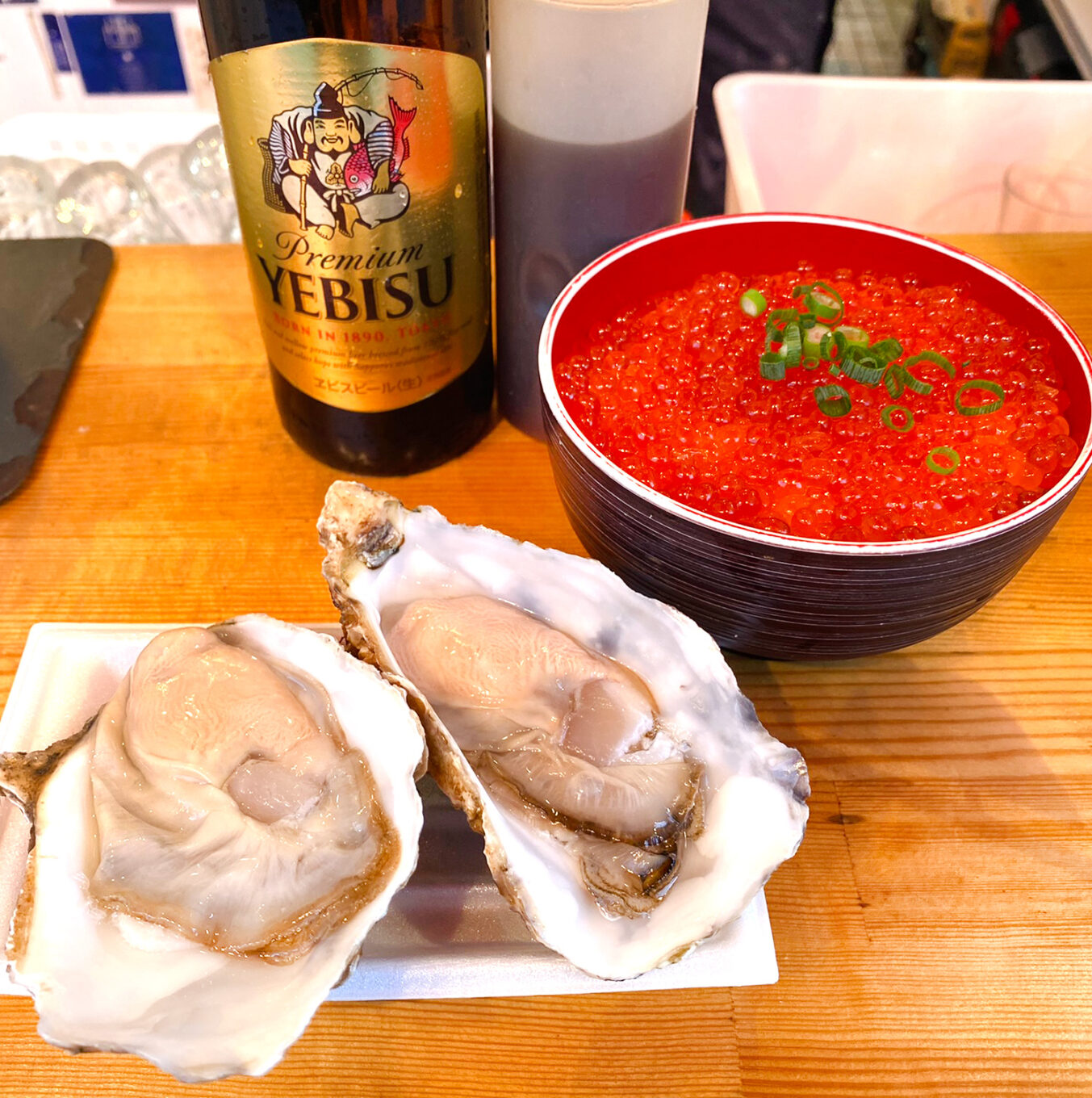 上野アメ横での美味しい食べ歩き体験