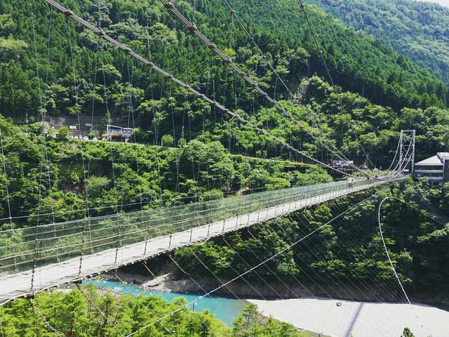 谷瀬の吊り橋、平日通行止め 28日から 十津川奈良毎日新聞