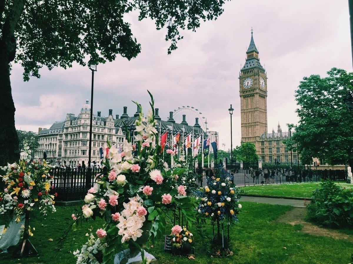 オシャレなロンドンの街並み実りある日々になりますように