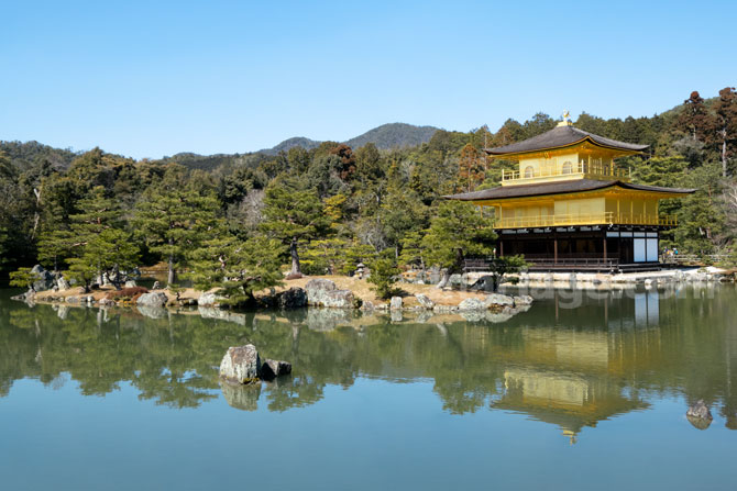 金閣寺の見どころレンタサイクル京都ecoトリップ