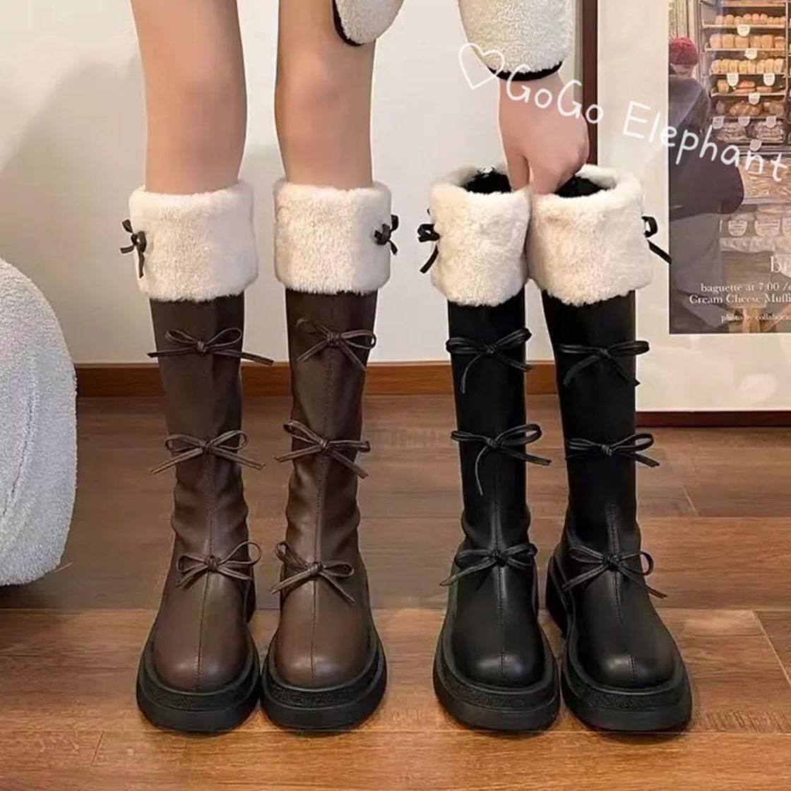 miniministore ロングブーツ レディース 厚底ブーツ韓国