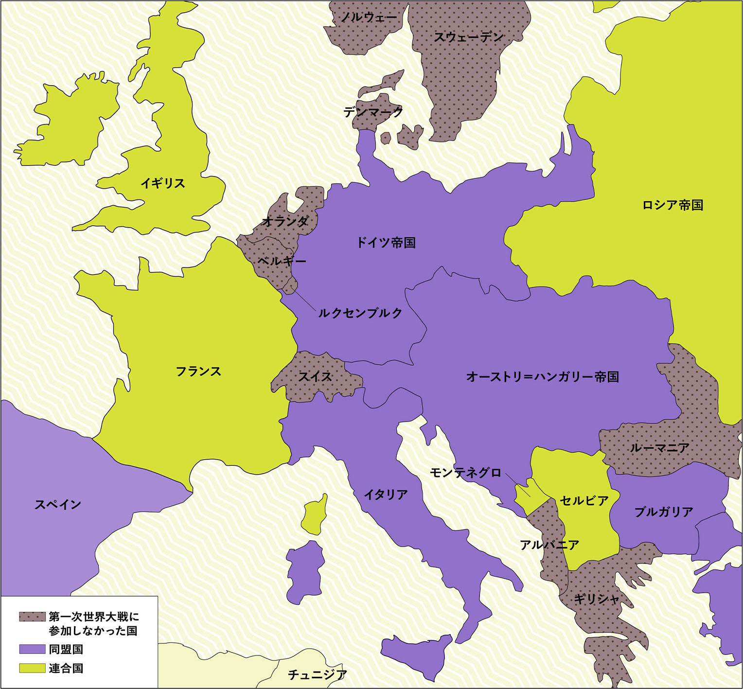 世界地図ポスタードイツ、西ヨーロッパ – Hotdogger