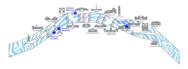 パリ４日目 午後 セーヌ川クルーズ、バト―・パリジャンに乗船 2015年10月旅行記パリ一人旅