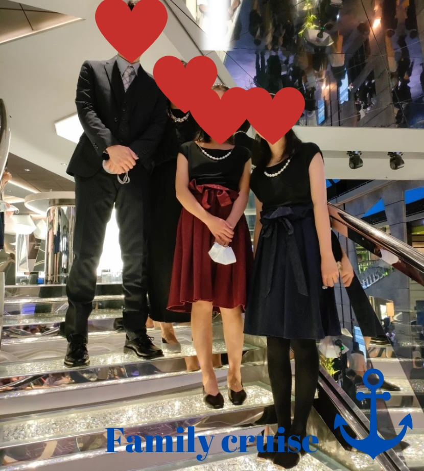 40代からのクイーンエリザベス号体験記2024年5月ードレスコードや服装などー - うつみさやの日常-まんがと旅行＆ときどき雑感