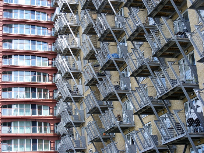ロンドンの住宅と街並み