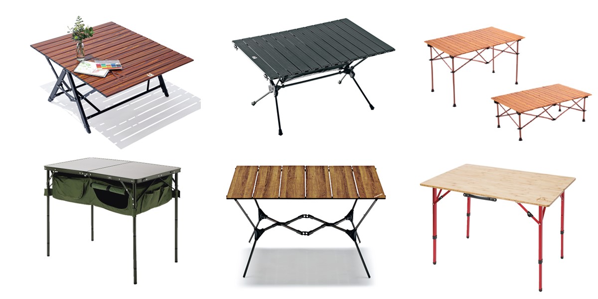 IGTテーブル アウトドアテーブル ロールトップ 折りたたみ