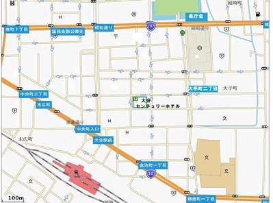 京都市の道路地図とランドマークkyotomap