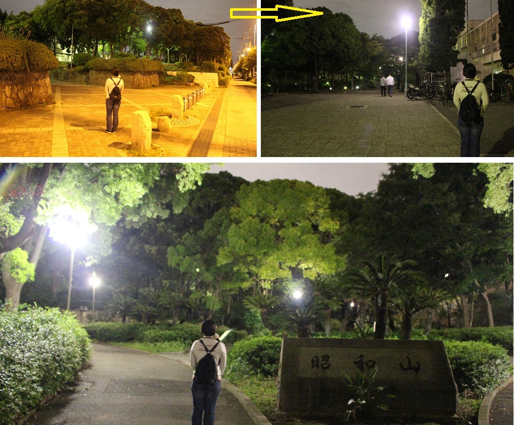 千島公園・昭和山で360度に展開される夜景 アクセス・駐車場気まぐれファミリー弾丸旅物語