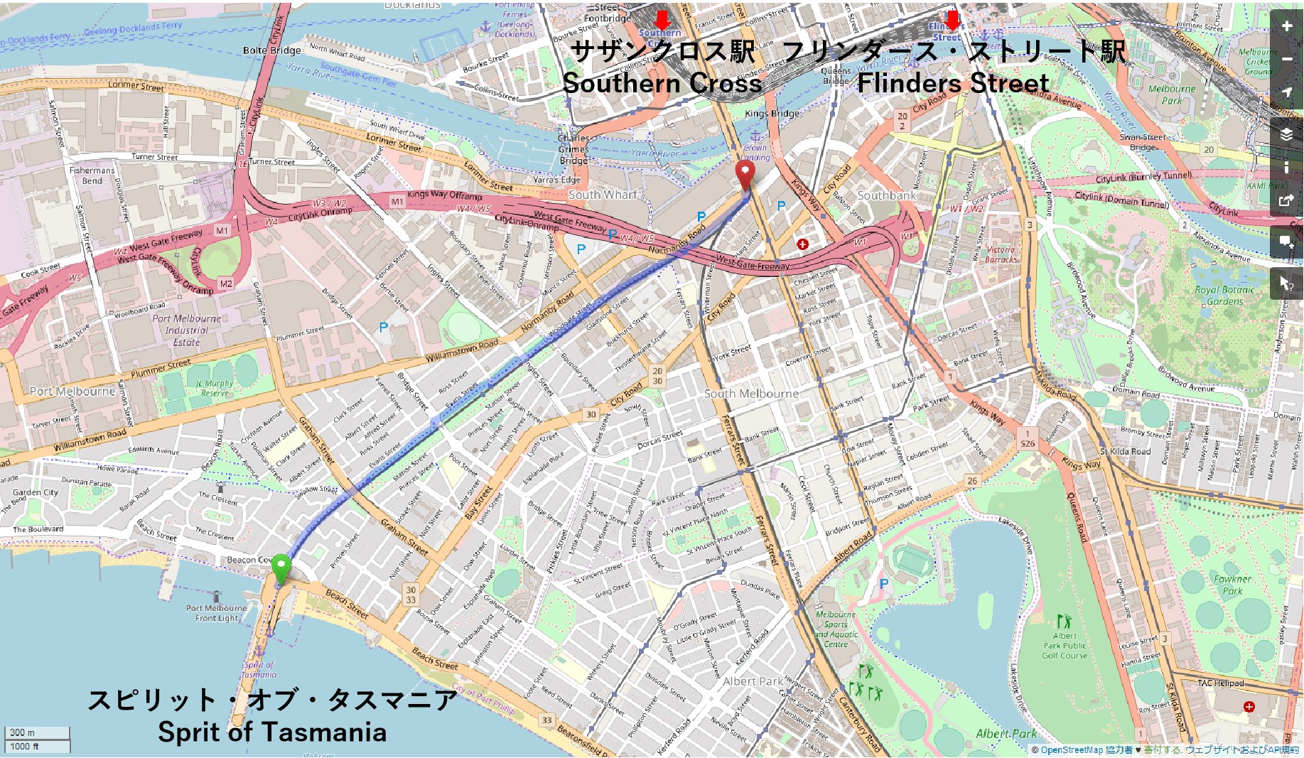 メルボルン市地図アートプリント：モダンな壁装飾 - Etsy 日本