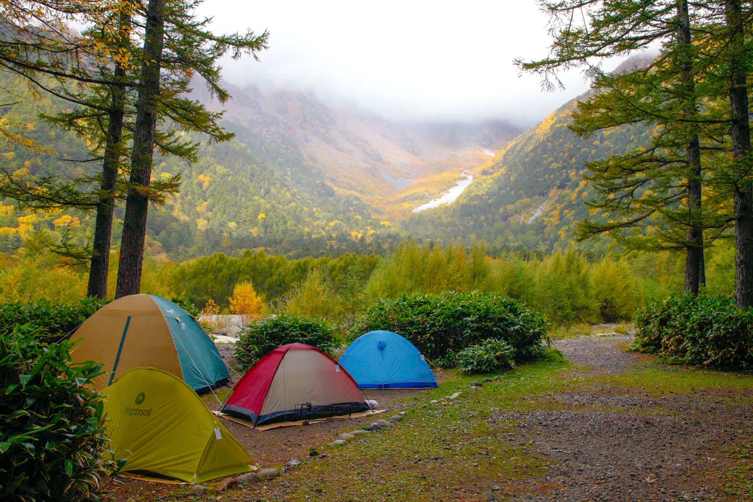 子連れで行く上高地の小梨平キャンプ場のケビン泊！テント泊の予習も