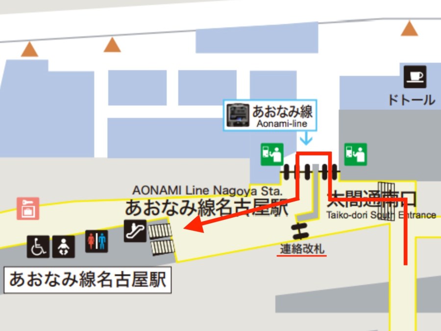 名古屋駅 金時計の場所や行き方ガイド ルート地図付きでら名古屋ダッシュ