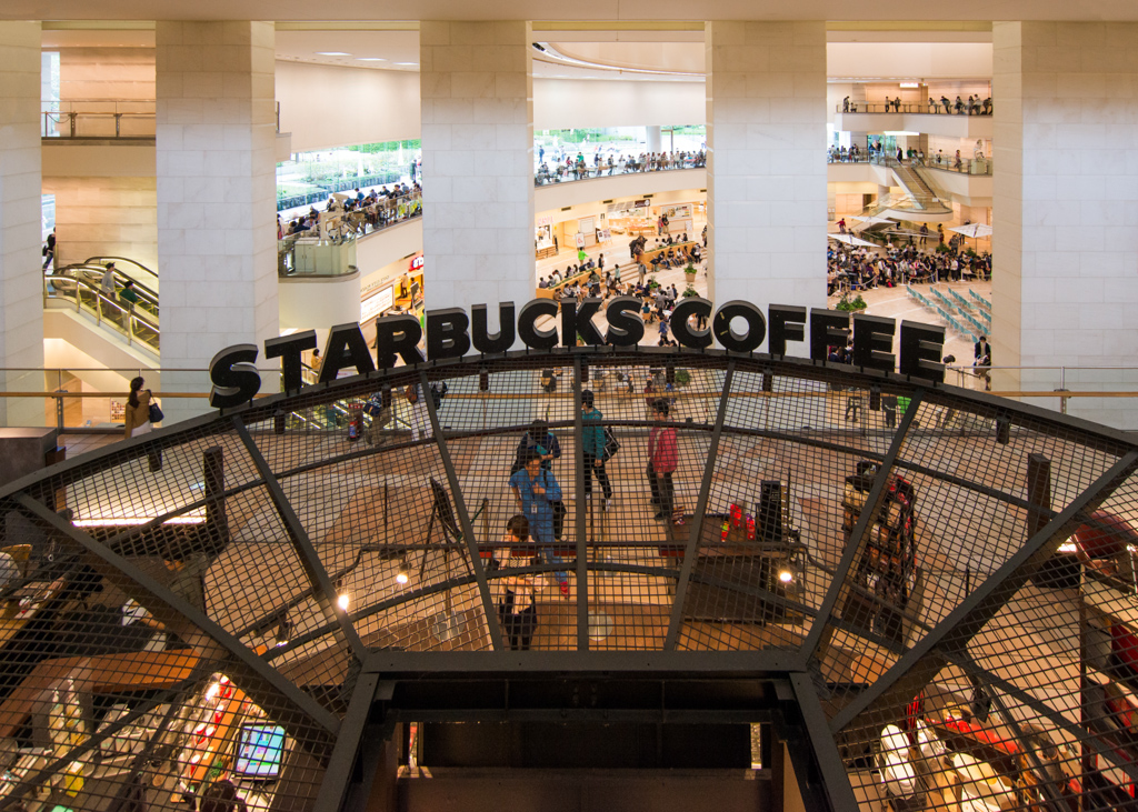 スターバックスコーヒー 汐留シティセンター店 地図 汐留