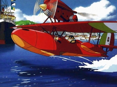 紅の豚は 見ているとほのぼのする: こんなことしてません