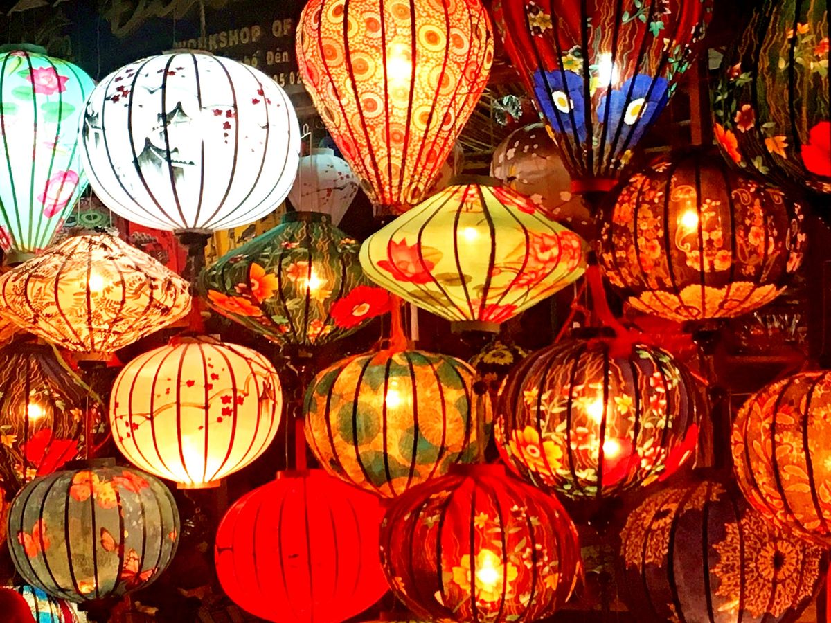 防水シルクランタン 8個セット ：ベトナムの結婚式＆ガーデンデコレーション - Etsy