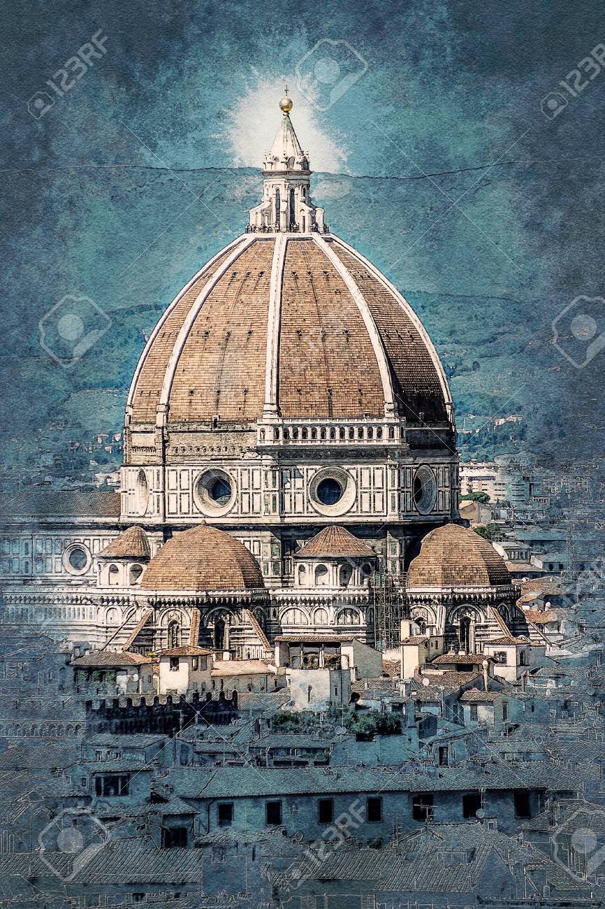 巨大なドーム-サンタ・マリア・デル・フィオーレ大聖堂スタジオ かのんズ メモリー Studio Kanons