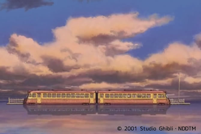 ジブリ 千と千尋の神隠し 電車の切符 マスキングテープ