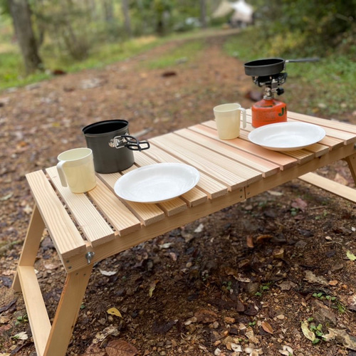 ソロキャンプ用テーブルDIY ニトリのキッチンラックがかなり優秀！自作・DIYBE-PAL キャンプ、アウトドア、自然派生活の情報源ビーパル