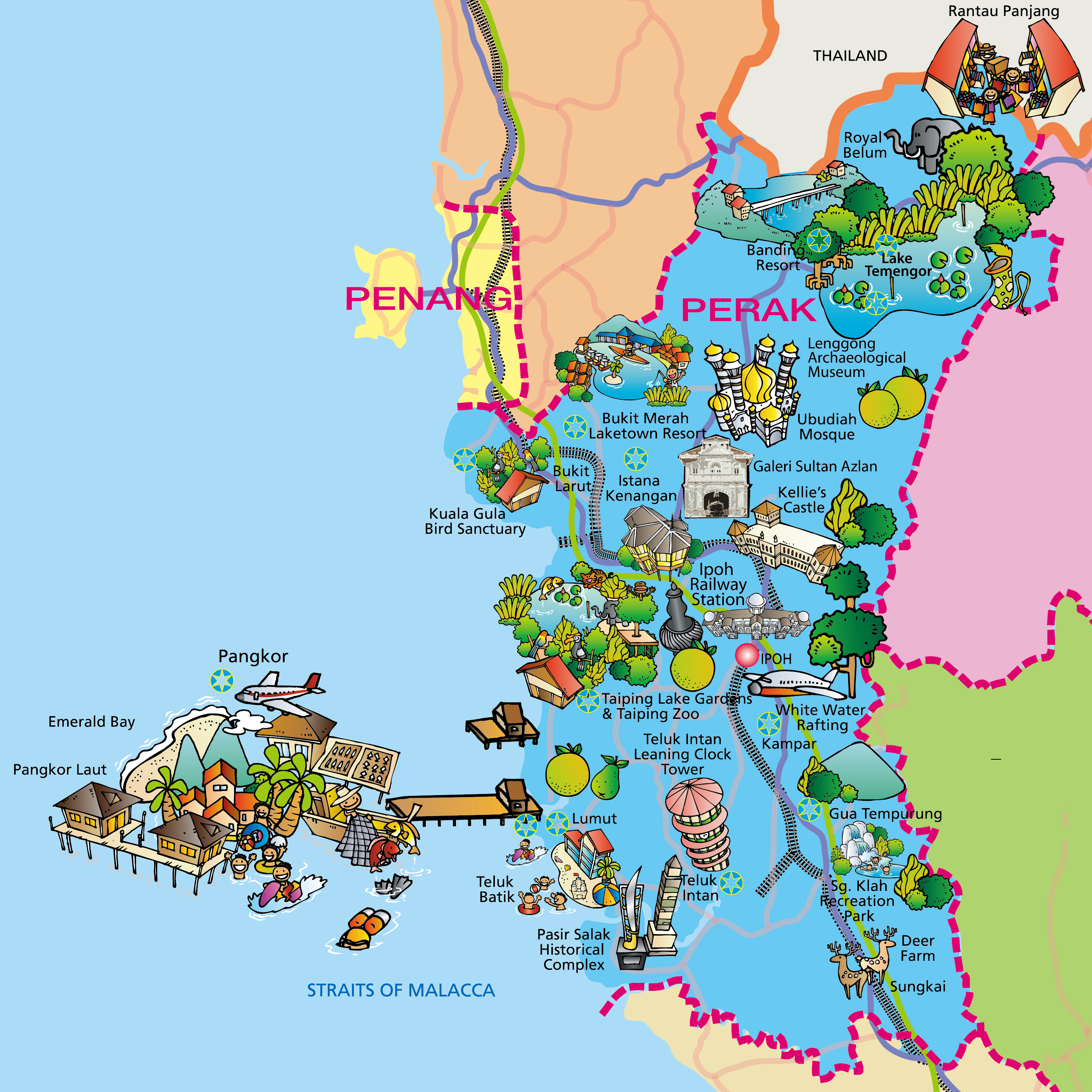 マレーシア地図