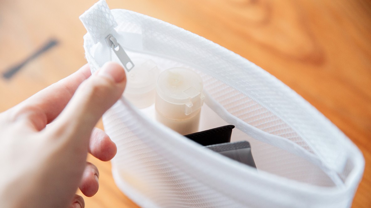 無印良品の新作「メッシュの巾着バッグ」が温泉・銭湯・サウナに最高！忘れ物も減ったよ - まぐまぐニュース