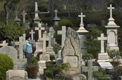 外国人墓地開港都市として多くの外国人が去来した函館を象徴する墓地たびらい